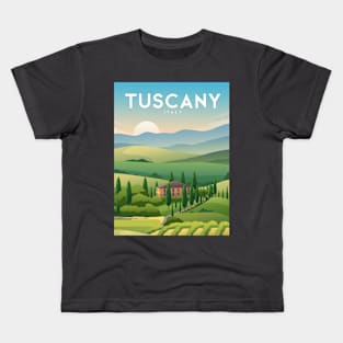 Tuscany, Italy Countryside Kids T-Shirt